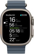 Apple Watch Ultra 3, diving screen