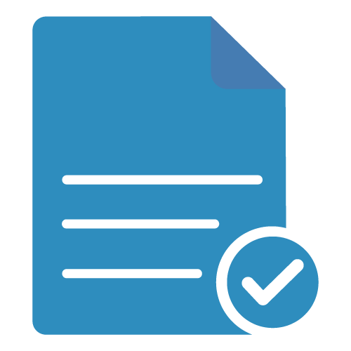 Document sign icon